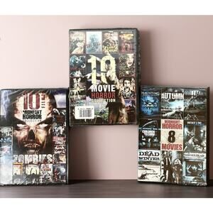 10 Horror Movie Collection & Midnight Horror Collection 3 Horror DVD Halloween
